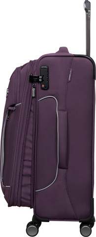 סט מזוודות בד קלות 3 יח' 30/25/20 מבית IT Luggage דגם TELEPORTED בצבע סגול שזיף